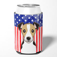 Load image into Gallery viewer, American Flag and Jack Russell Terrier Can or Bottle Hugger BB2191CC