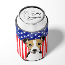 Load image into Gallery viewer, American Flag and Jack Russell Terrier Can or Bottle Hugger BB2191CC