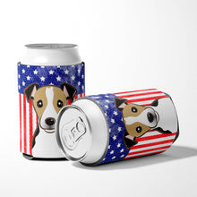 Load image into Gallery viewer, American Flag and Jack Russell Terrier Can or Bottle Hugger BB2191CC