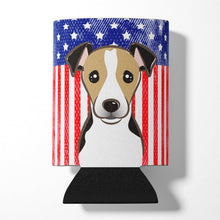 Load image into Gallery viewer, American Flag and Jack Russell Terrier Can or Bottle Hugger BB2191CC