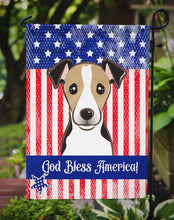 Load image into Gallery viewer, God Bless American Flag with Jack Russell Terrier Garden Flag – Decorative Outdoor Yard Flag BB2191GF