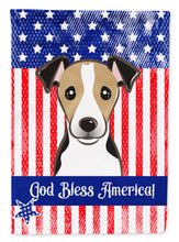Load image into Gallery viewer, God Bless American Flag with Jack Russell Terrier Garden Flag – Decorative Outdoor Yard Flag BB2191GF