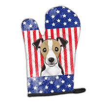 Load image into Gallery viewer, American Flag and Jack Russell Terrier Oven Mitt BB2191OVMT