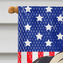 Load image into Gallery viewer, God Bless American Flag with Fawn Pug Flag Canvas House Size BB2192CHF