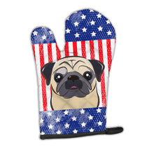 Load image into Gallery viewer, American Flag and Fawn Pug Oven Mitt BB2192OVMT