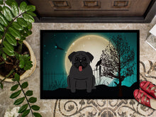 Load image into Gallery viewer, Halloween Scary Pug Black Doormat - 24x36 Decorative Floor Mat – Indoor/Outdoor Rug with Artistic Flair BB2196JMAT