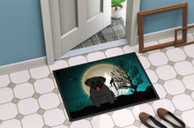 Load image into Gallery viewer, Halloween Scary Pug Black Doormat - 24x36 Decorative Floor Mat – Indoor/Outdoor Rug with Artistic Flair BB2196JMAT