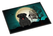 Load image into Gallery viewer, Halloween Scary Pug Black Doormat - 24x36 Decorative Floor Mat – Indoor/Outdoor Rug with Artistic Flair BB2196JMAT