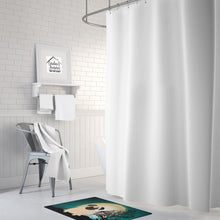 Load image into Gallery viewer, Halloween Scary Pug Fawn Machine Washable Memory Foam Mat BB2198RUG