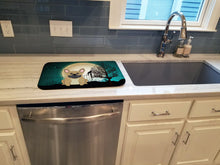 Load image into Gallery viewer, Halloween Scary French Bulldog Cream Dish Drying Mat – Absorbent, Artistic Kitchen Essentials BB2200DDM