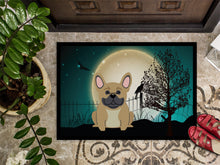 Load image into Gallery viewer, Halloween Scary French Bulldog Cream Doormat - 24x36 Decorative Floor Mat – Indoor/Outdoor Rug with Artistic Flair BB2200JMAT