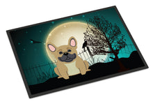 Load image into Gallery viewer, Halloween Scary French Bulldog Cream Doormat - 24x36 Decorative Floor Mat – Indoor/Outdoor Rug with Artistic Flair BB2200JMAT