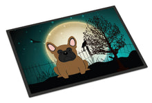 Load image into Gallery viewer, Halloween Scary French Bulldog Brown Doormat - 24x36 Decorative Floor Mat – Indoor/Outdoor Rug with Artistic Flair BB2203JMAT