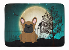 Load image into Gallery viewer, Halloween Scary French Bulldog Brown Machine Washable Memory Foam Mat BB2203RUG