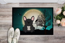 Load image into Gallery viewer, Halloween Scary French Bulldog Black Doormat - 24x36 Decorative Floor Mat – Indoor/Outdoor Rug with Artistic Flair BB2204JMAT