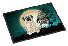 Load image into Gallery viewer, Halloween Scary Mastiff Brindle White Doormat - 24x36 Decorative Floor Mat – Indoor/Outdoor Rug with Artistic Flair BB2206JMAT
