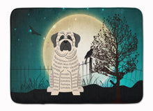 Load image into Gallery viewer, Halloween Scary Mastiff Brindle White Machine Washable Memory Foam Mat BB2206RUG