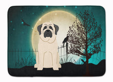 Load image into Gallery viewer, Halloween Scary Mastiff White Machine Washable Memory Foam Mat BB2207RUG