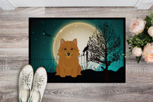 Load image into Gallery viewer, Halloween Scary Norwich Terrier Doormat - 24x36 Decorative Floor Mat – Indoor/Outdoor Rug with Artistic Flair BB2210JMAT