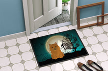 Load image into Gallery viewer, Halloween Scary Norwich Terrier Doormat - 24x36 Decorative Floor Mat – Indoor/Outdoor Rug with Artistic Flair BB2210JMAT