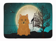Load image into Gallery viewer, Halloween Scary Norwich Terrier Machine Washable Memory Foam Mat BB2210RUG