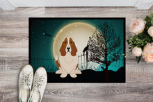 Load image into Gallery viewer, Halloween Scary Basset Hound Doormat - 24x36 Decorative Floor Mat – Indoor/Outdoor Rug with Artistic Flair BB2211JMAT