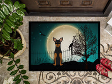 Load image into Gallery viewer, Halloween Scary Manchester Terrier Doormat - 24x36 Decorative Floor Mat – Indoor/Outdoor Rug with Artistic Flair BB2218JMAT