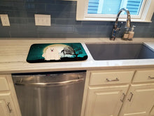 Load image into Gallery viewer, Halloween Scary Samoyed Dish Drying Mat – Absorbent, Artistic Kitchen Essentials BB2220DDM