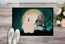 Load image into Gallery viewer, Halloween Scary Samoyed Doormat - 24x36 Decorative Floor Mat – Indoor/Outdoor Rug with Artistic Flair BB2220JMAT
