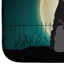 Load image into Gallery viewer, Halloween Scary Standard Schnauzer Black Dish Drying Mat – Absorbent, Artistic Kitchen Essentials BB2222DDM