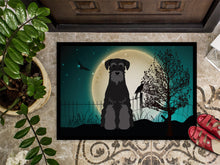 Load image into Gallery viewer, Halloween Scary Standard Schnauzer Black Doormat - 24x36 Decorative Floor Mat – Indoor/Outdoor Rug with Artistic Flair BB2222JMAT
