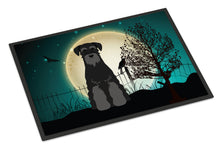 Load image into Gallery viewer, Halloween Scary Standard Schnauzer Black Doormat - 24x36 Decorative Floor Mat – Indoor/Outdoor Rug with Artistic Flair BB2222JMAT