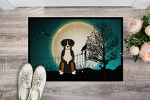 Load image into Gallery viewer, Halloween Scary Greater Swiss Mountain Dog Doormat - 24x36 Decorative Floor Mat – Indoor/Outdoor Rug with Artistic Flair BB2227JMAT