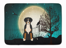 Load image into Gallery viewer, Halloween Scary Greater Swiss Mountain Dog Machine Washable Memory Foam Mat BB2227RUG