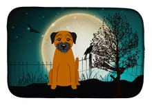 Load image into Gallery viewer, Halloween Scary Border Terrier Dish Drying Mat – Absorbent, Artistic Kitchen Essentials BB2229DDM