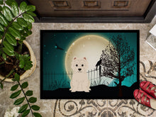 Load image into Gallery viewer, Halloween Scary Westie Doormat - 24x36 Decorative Floor Mat – Indoor/Outdoor Rug with Artistic Flair BB2232JMAT