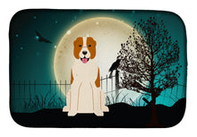 Load image into Gallery viewer, Halloween Scary Central Asian Shepherd Dog Dish Drying Mat – Absorbent, Artistic Kitchen Essentials BB2239DDM
