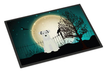 Load image into Gallery viewer, Halloween Scary Miniature Schanuzer White Doormat - 24x36 Decorative Floor Mat – Indoor/Outdoor Rug with Artistic Flair BB2243JMAT