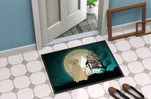 Load image into Gallery viewer, Halloween Scary Yellow Labrador Doormat - 24x36 Decorative Floor Mat – Indoor/Outdoor Rug with Artistic Flair BB2245JMAT