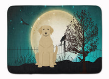 Load image into Gallery viewer, Halloween Scary Yellow Labrador Machine Washable Memory Foam Mat BB2245RUG