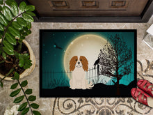 Load image into Gallery viewer, Halloween Scary Cavalier Spaniel Doormat - 24x36 Decorative Floor Mat – Indoor/Outdoor Rug with Artistic Flair BB2248JMAT