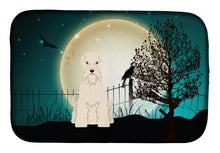 Load image into Gallery viewer, Halloween Scary Soft Coated Wheaten Terrier Dish Drying Mat – Absorbent, Artistic Kitchen Essentials BB2251DDM