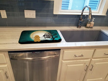 Load image into Gallery viewer, Halloween Scary Poodle Tan Dish Drying Mat – Absorbent, Artistic Kitchen Essentials BB2259DDM