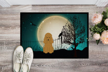 Load image into Gallery viewer, Halloween Scary Poodle Tan Doormat - 24x36 Decorative Floor Mat – Indoor/Outdoor Rug with Artistic Flair BB2259JMAT
