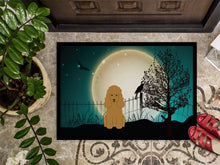 Load image into Gallery viewer, Halloween Scary Poodle Tan Doormat - 24x36 Decorative Floor Mat – Indoor/Outdoor Rug with Artistic Flair BB2259JMAT