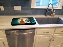 Load image into Gallery viewer, Halloween Scary Dogue de Bourdeaux Dish Drying Mat – Absorbent, Artistic Kitchen Essentials BB2263DDM