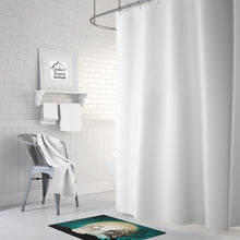 Load image into Gallery viewer, Halloween Scary Shih Tzu Silver White Machine Washable Memory Foam Mat BB2275RUG