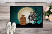 Load image into Gallery viewer, Halloween Scary Shih Tzu Chocolate Doormat - 24x36 Decorative Floor Mat – Indoor/Outdoor Rug with Artistic Flair BB2276JMAT