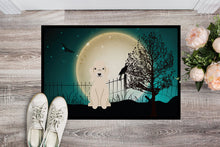 Load image into Gallery viewer, Halloween Scary Bedlington Terrier Sandy Doormat - 24x36 Decorative Floor Mat – Indoor/Outdoor Rug with Artistic Flair BB2281JMAT
