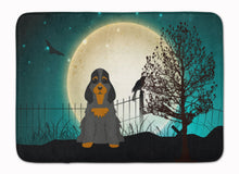 Load image into Gallery viewer, Halloween Scary Cocker Spaniel Black Tan Machine Washable Memory Foam Mat BB2283RUG